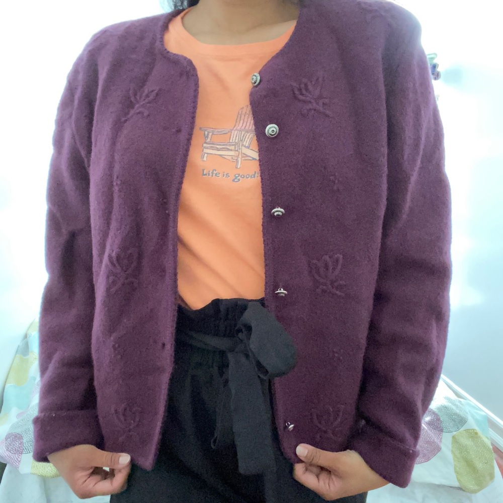 Vintage floral cardigan